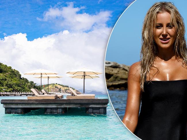 Roxy Jacenko was holidaying at the luxurious Kokomo Private Island Resort in Fiji.