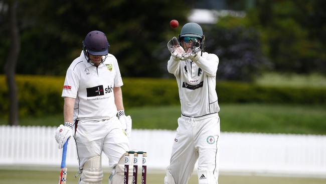Action from the match between South Brisbane and Ipswich in Fairfield. Picture: Tertius Pickard