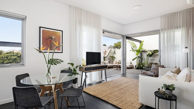 The living spaces.