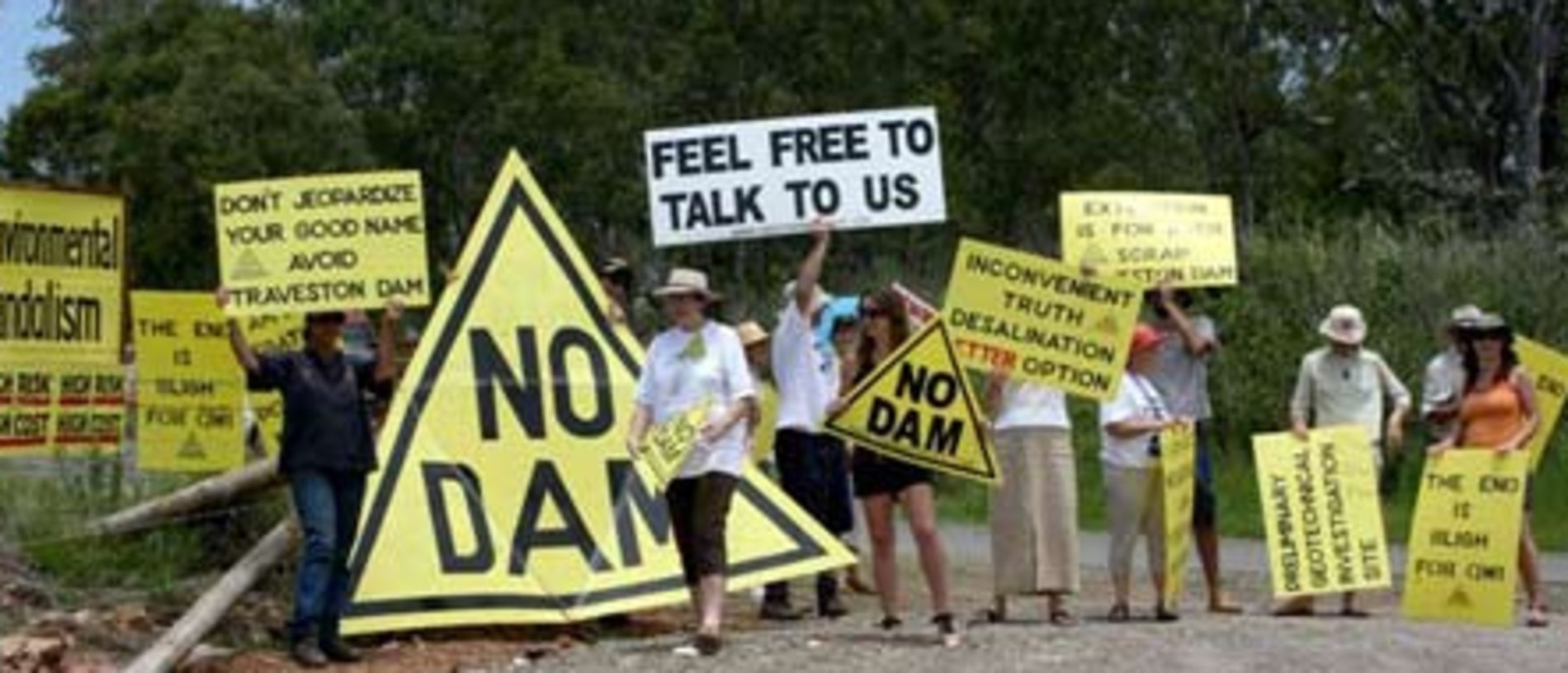 Locals say they don't want any dam for the Mary Valley.