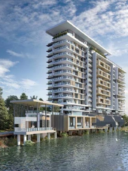 How the Robina retirement village tower rejected by council would look. Photo: Supplied