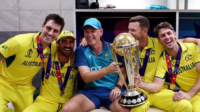 World Cup-winning Australian coach Andrew McDonald will continue through until the end of 2027 under a new contract extension. Picture: Robert Cianflone / Getty Images