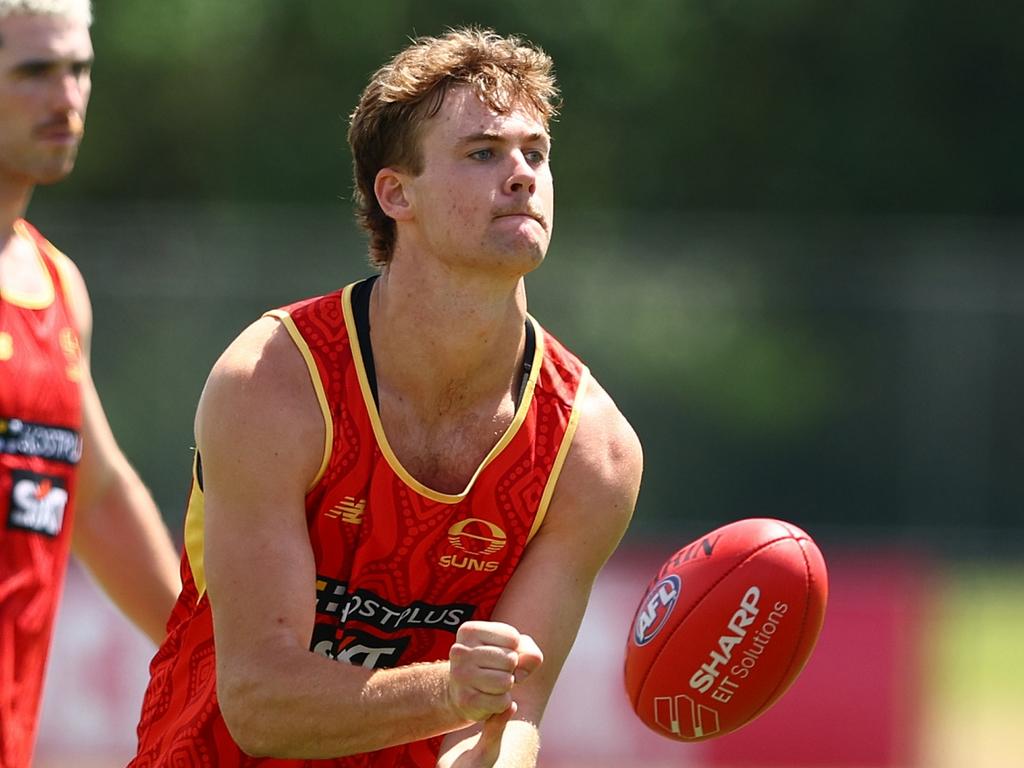 Second-year tall Ethan Read has packed on muscle in the off-season. (Photo by Chris Hyde/Getty Images)