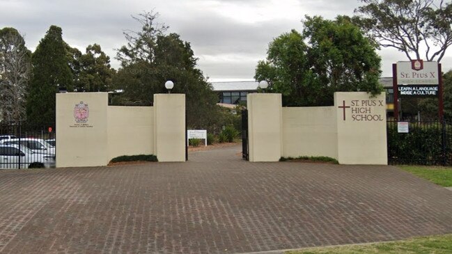 St Pius X Adamstown has had a confirmed COVID-19 case. Google street view