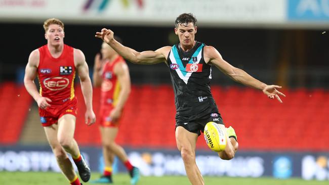 Connor Rozee is one of Port’s most exciting prospects. Picture: Chris Hyde/Getty Images.