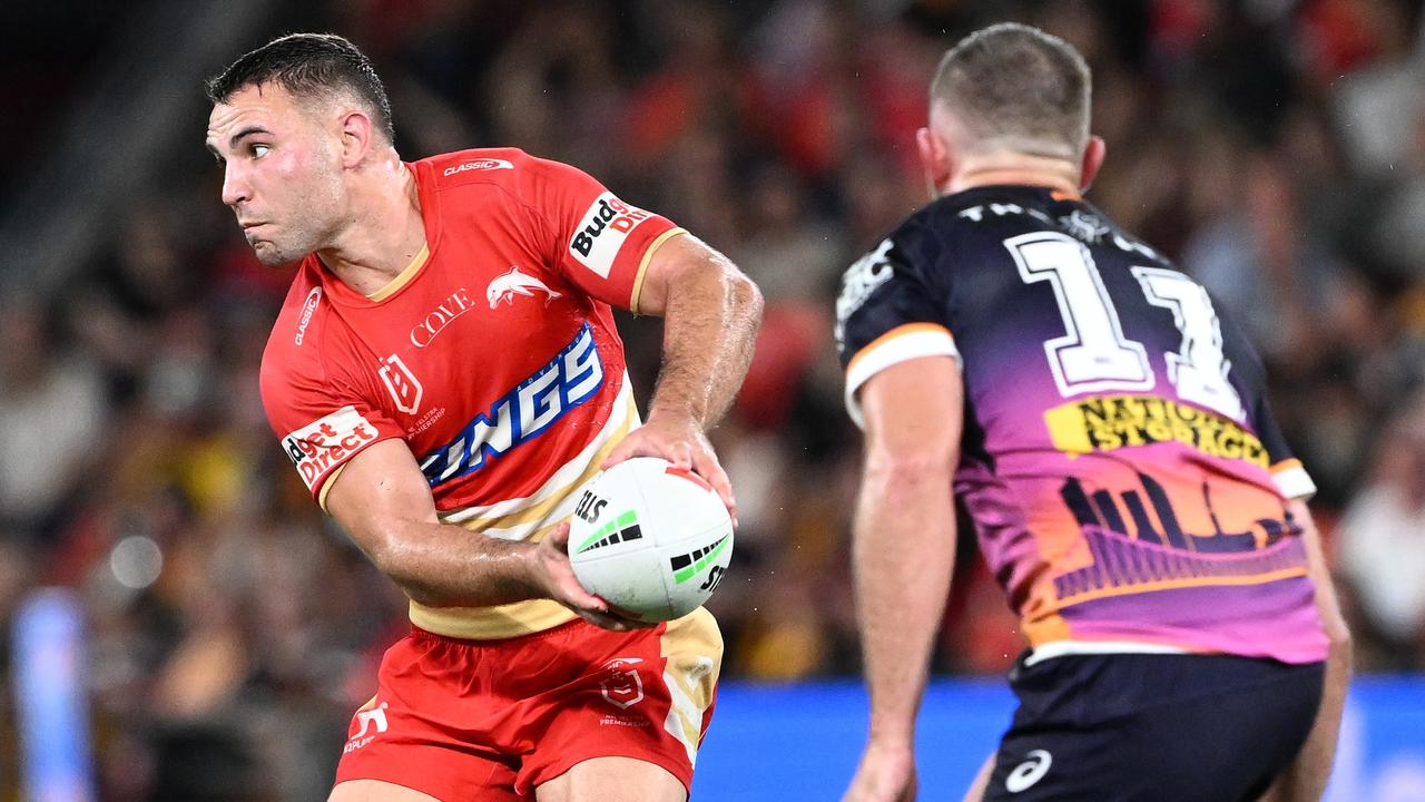 O’Sullivan lays off a pass during the Battle of Brisbane.