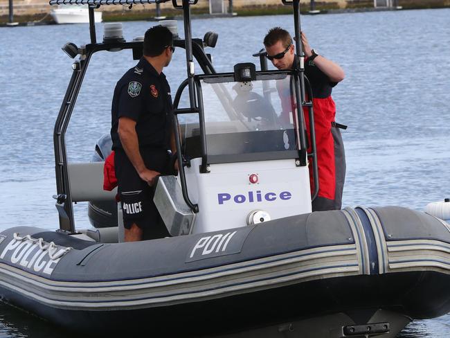 15/12/16 -  Day 3 - Police and Emergency Services are conducting an air and sea search off the coast of Cape Jaffa in State's South-East for a missing boat with three people on board. - Police launch a boat of Cape JaffaPicture Simon Cross