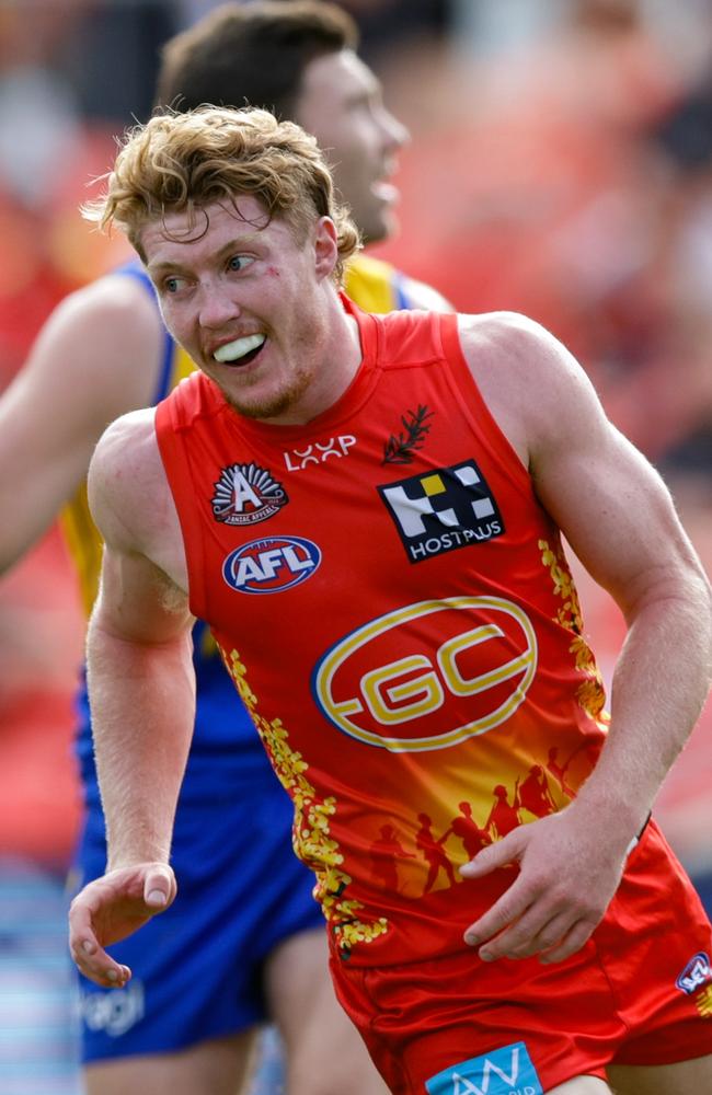 Gold Coast Suns midfielder Matt Rowell has met with four rivals ahead of his final year under contract.. (Photo by Russell Freeman/AFL Photos via Getty Images)