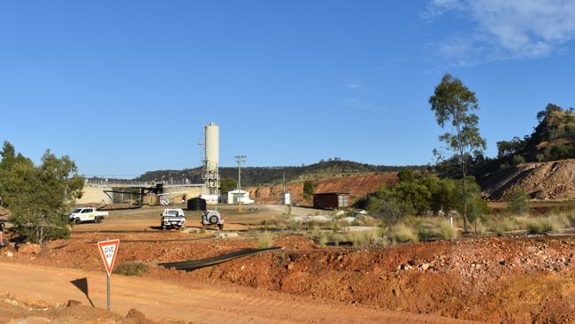 Activity on site at Mount Morgan Mine.