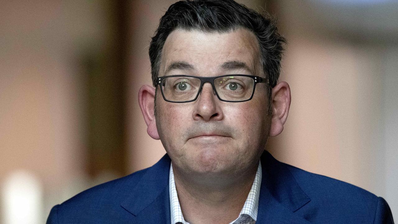 Victorian Premier Daniel Andrews has closed the Victorian border. Picture: NCA NewsWire / David Geraghty