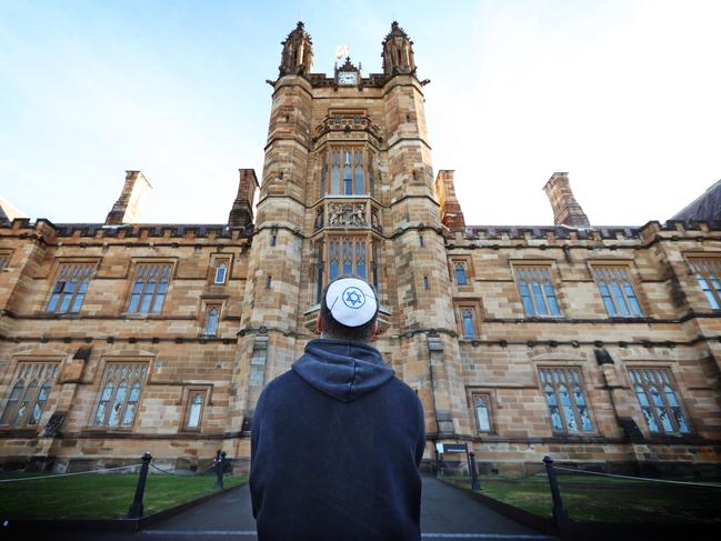 The iconic sandstone University of Sydney Quadrangle. Picture: John Feder/The Australian