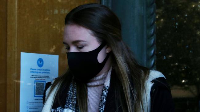 Monica Young arrives at Downing Centre Local Court on Wednesday. Picture: NCA NewsWire / Nikki Short