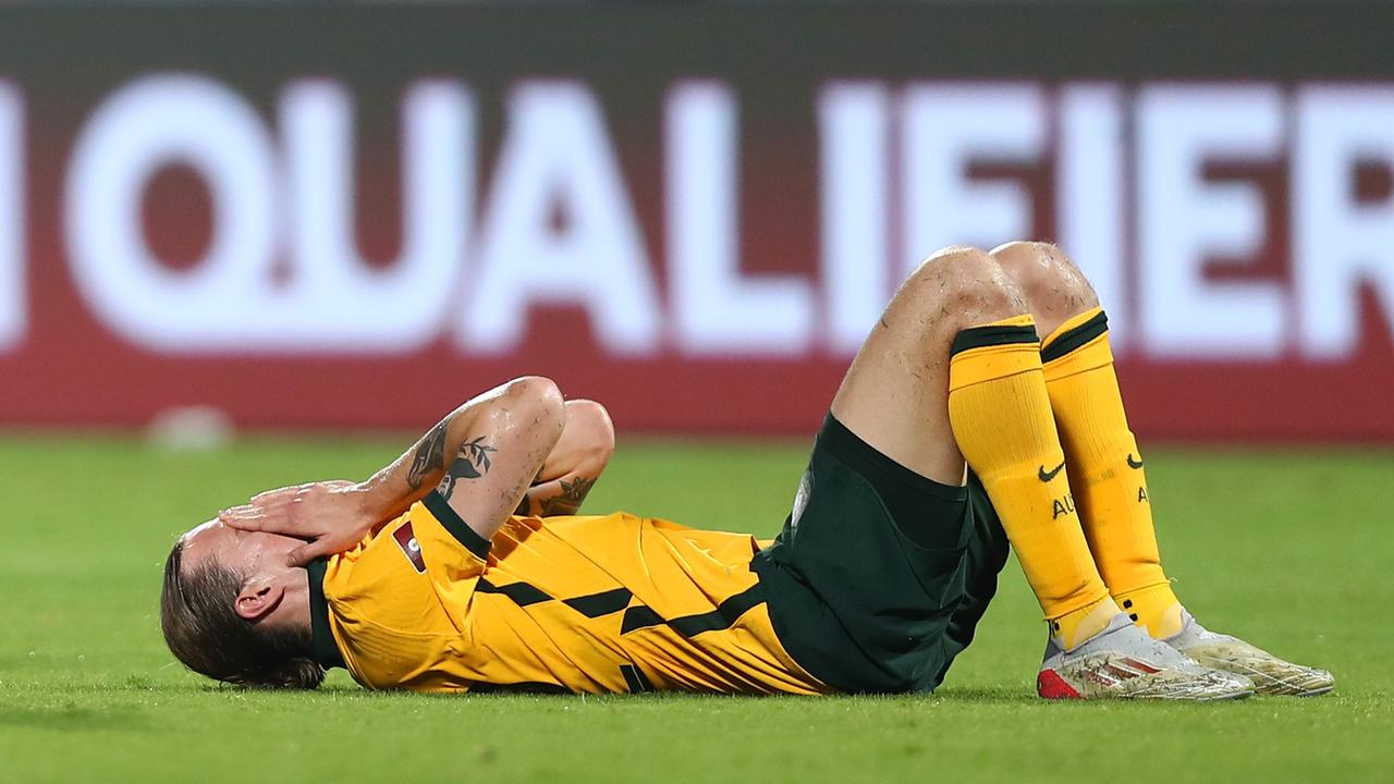 The Socceroos hopes of hosting a men’s World Cup are dwindling. Picture: Getty Images