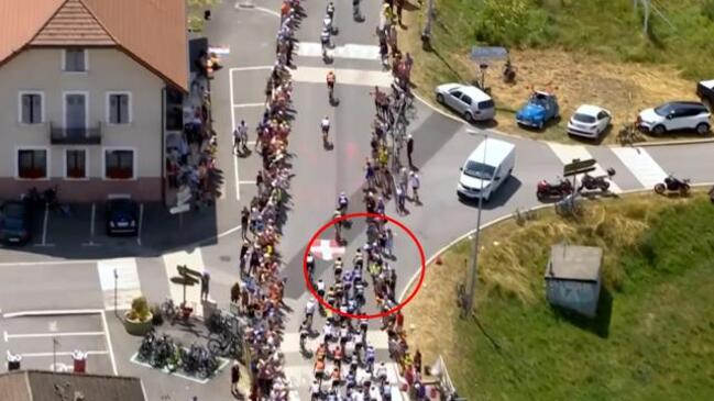 Second horror Tour de France crash occurs after fan incident | The ...