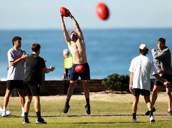 Jesse Hogan has enjoyed the sun, sand and anonymity provided by Sydney. Picture: Phil Hillyard