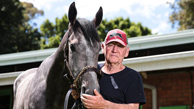 Trainer Les Bridge prepares Speed Legend.