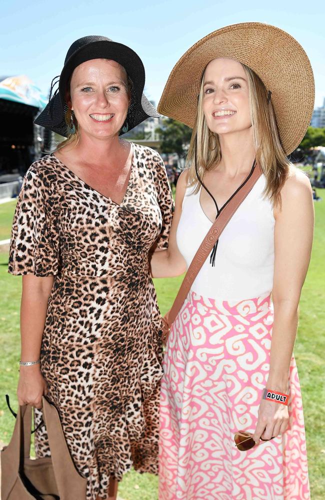 Emma Ruscello and Shantelle Arundell at Caloundra Music Festival. Picture: Patrick Woods.