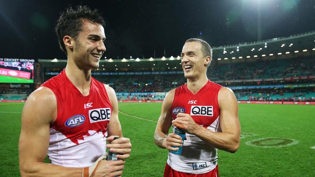 Ted Richards (right) has been dropped to make way for brother Xavier (left).