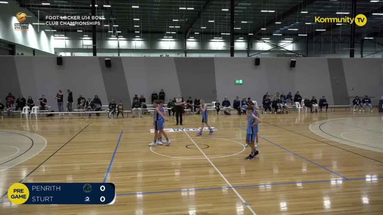 Replay: Penrith Panthers v Sturt Sabres (Boys)—2024 Basketball Australia U14 Club Championships Day 1