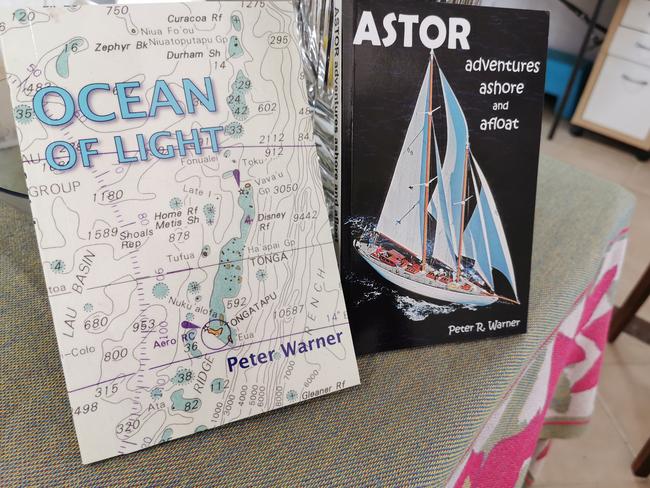 Peter Warner's two autobiographies, Adventures Ashore and Afloat plus Oceans of Light.