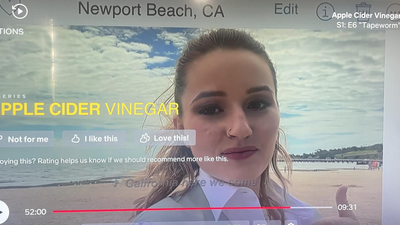 Shots of Belle Gibson at a beach in California in the new Netflix drama Apple Cider Vinegar is actually Geelong's waterfront and Eastern Beach.