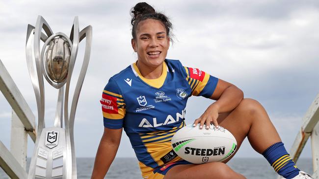 Eels powerhouse Simaima Taufa will Parramatta in their inaugural NRLW season. Picture: Toby Zerna