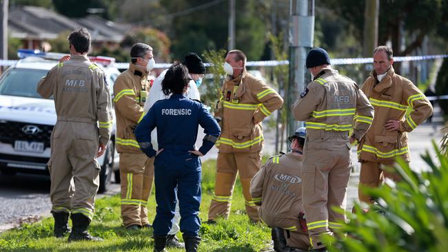 Neighbours reported hearing explosions. Picture: Sarah Matray