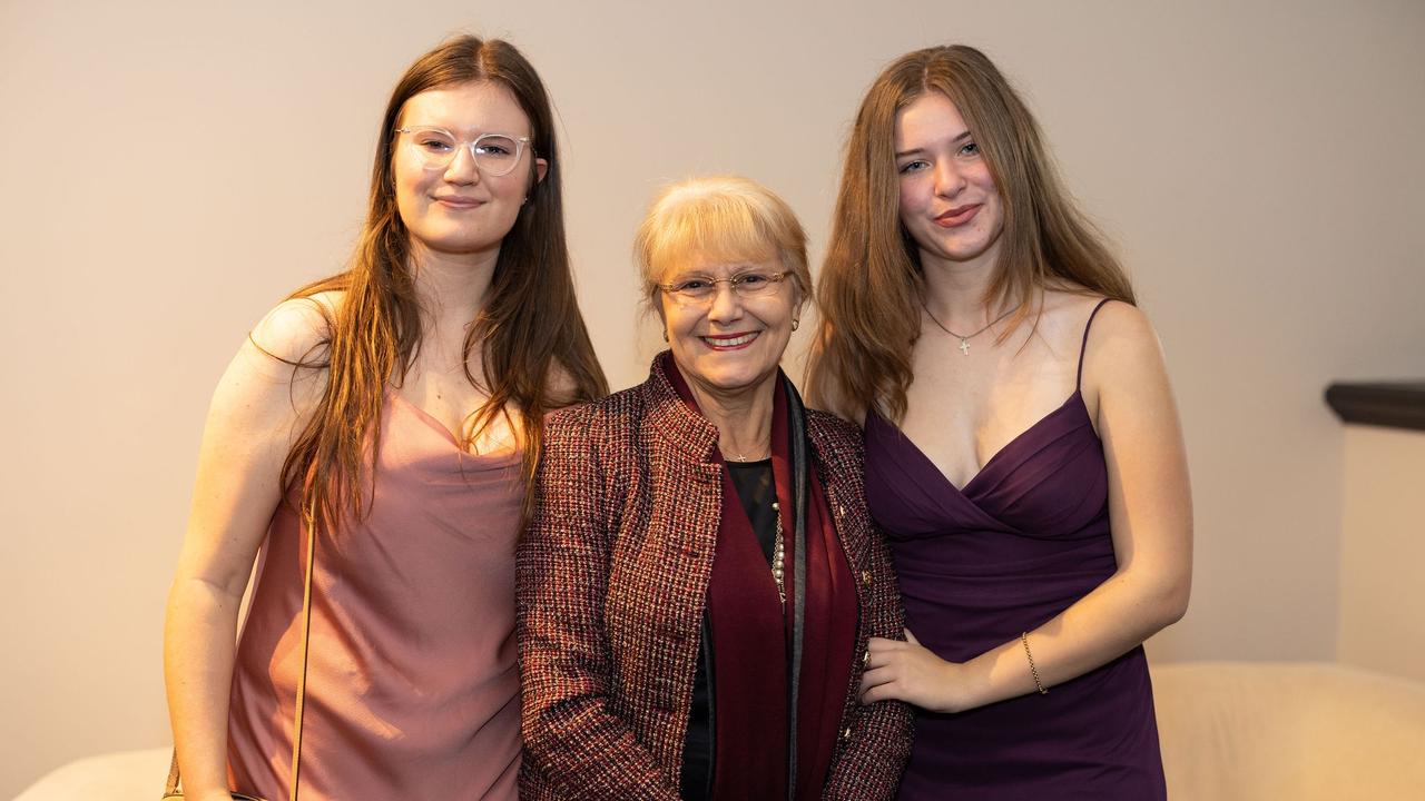 Yvette Willemsen, Sarina Stavrides and Edi Licciardi St Hilda's Mother Daughter Luncheon at JW Marriott for The Pulse. Picture Celeste Humphrey