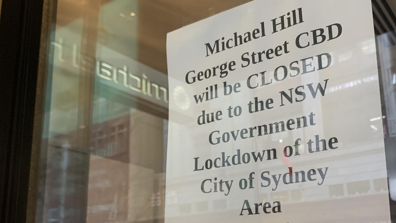 A closed jewellery shop in Sydney. But aren’t they all supposed to be open and teeming? Picture: Benedict Brook