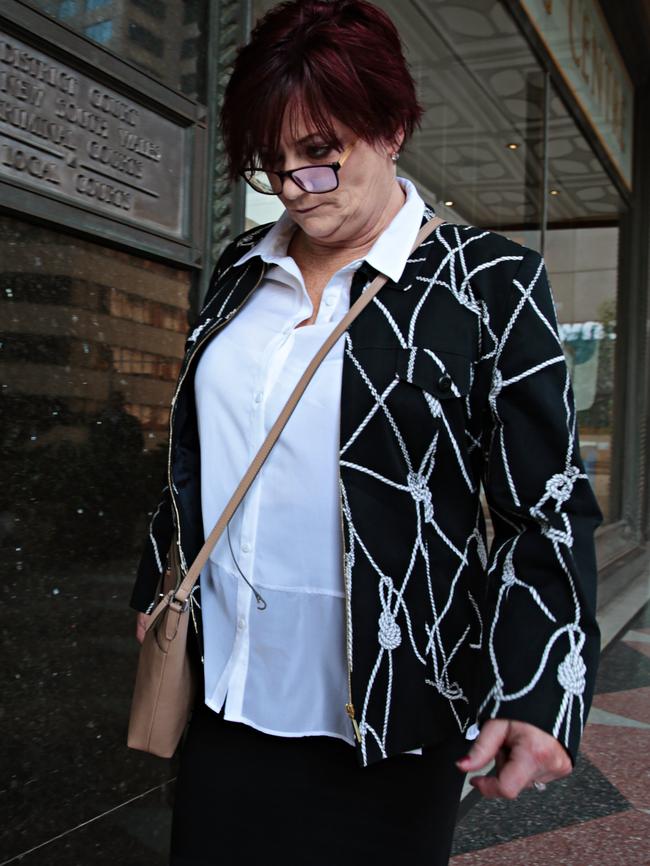 Jacqueline Frances O'Brien outside Downing Centre Courts. Picture: Adam Yip