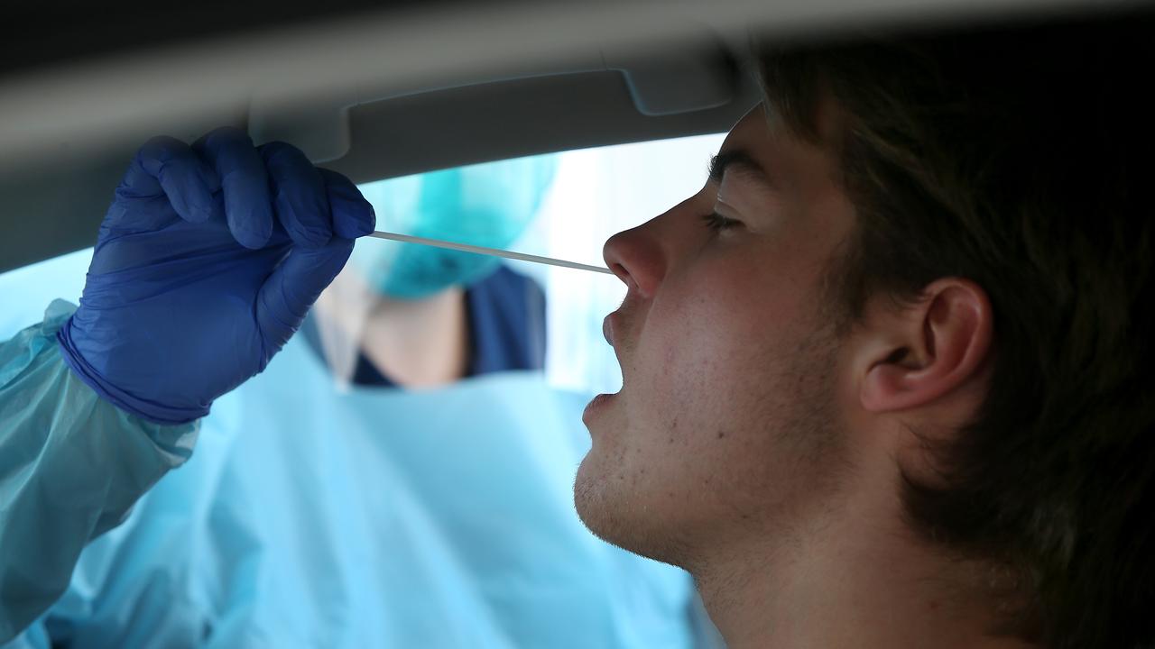 Anyone in Greater Melbourne or Mitchell Shire caught without a mask or face covering will be fined $200. Picture: Lisa Maree Williams/Getty Images