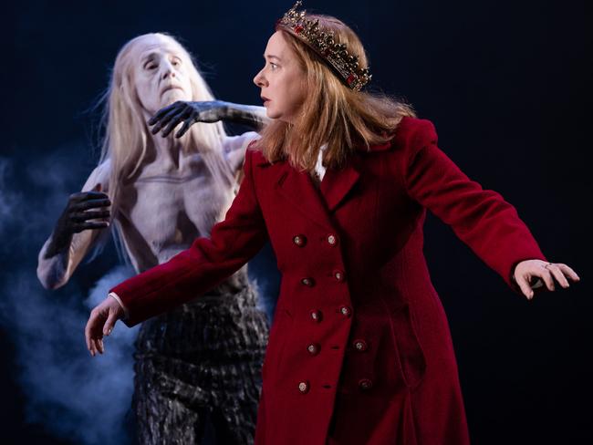 Peter Carroll and Mandy McElhinney in The Tempest. Sydney Theatre Company 2022. Picture: Daniel Boud