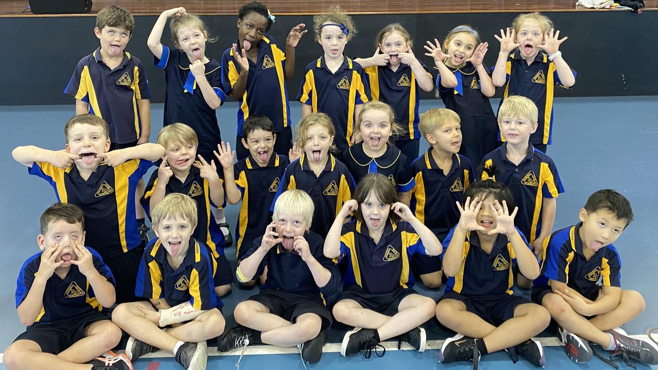 Moggill State School Prep Three: Back row: Thomas Mitchell, Louisa King, Sento Kashmiri, Matilda Curtain, Aria Gosling, Sadie Diery and Arial Fabris. Middle row: Jonathan Tidey, Austin Ferris, Nicholas Stirling, Tiffany Webber, Sierra Reichel, Lukas Reid and Hunter Holmes. Front row: Charlie Houston, Drew Stewart, Eden Snowling, Kaydence Mulligan, Selita Baniya and Odin Mota. PHOTO: Penelope Pelecas