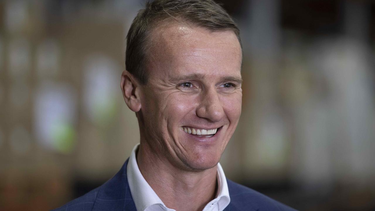 CEO of Ellume Health Dr Sean Parsons at his Brisbane warehouse. Picture: Glenn Hunt / The Australian