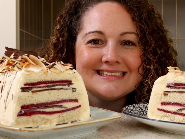 Keen baker Louise Rismondo enjoys creating Australian-themed desserts because of the nostalgia it brings. Picture: Kelly Barnes