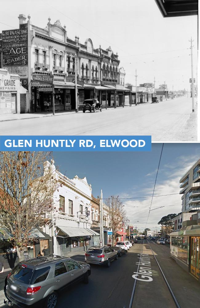 Glen Huntly Rd, Elwood, about 1900. Pictures: State Library of Victoria / Google