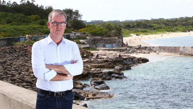 Maroubra state Labor MP Michael Daley has said he will stand in the way of bulldozers if it is decided to build a cruise terminal in Botany Bay. Picture: Damian Shaw