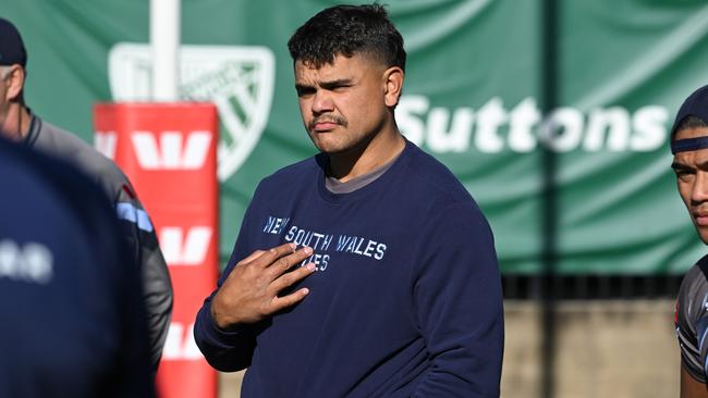 Latrell Mitchell failed to overcome a calf injury. Picture: NRL Images