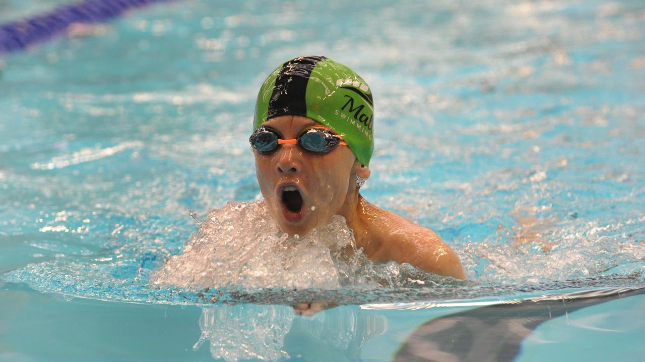 Sapsasa State Swimming Championships racing on day two at the SA Aquatic and Leisure Centre. Picture: Michael Marschall