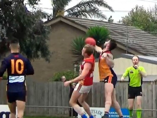 Chris Stewart banned for two matches for this incident against Maribyrnong Park.