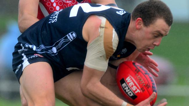 12.7.2015. South's Jake Veide. SANFL- South Adelaide v North Adelaide at Hickinbotham Oval, Noarlunga. Photo Sam Wundke.