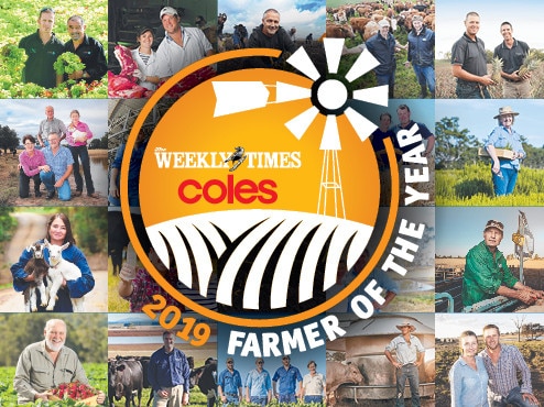 Online artwork for Coles Farmer of the Year