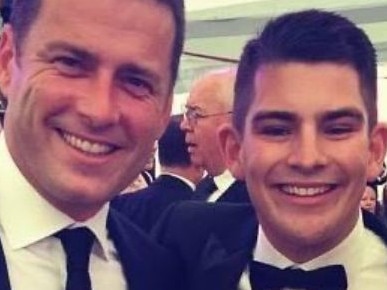 Tom Nicol, a senior producer at Channel 9's Today show (right), pictured with Karl Stefanovic. Picture: Facebook