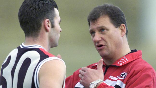 Grant Thomas during his time as St Kilda coach.