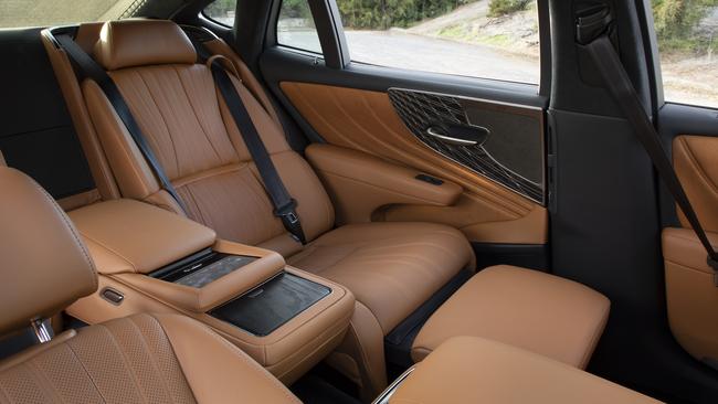 The rear seats are a plesaure to ride in.