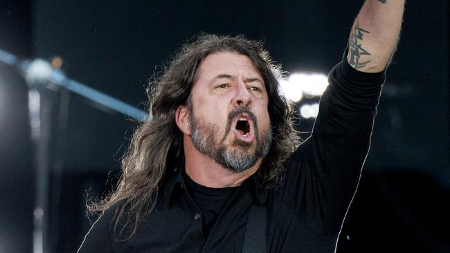 MELBOURNE AUSTRALIA - 04/12/2023 Dave Grohl performs with the Foo Fighters at AAMI Park.PICTURE : David Geraghty