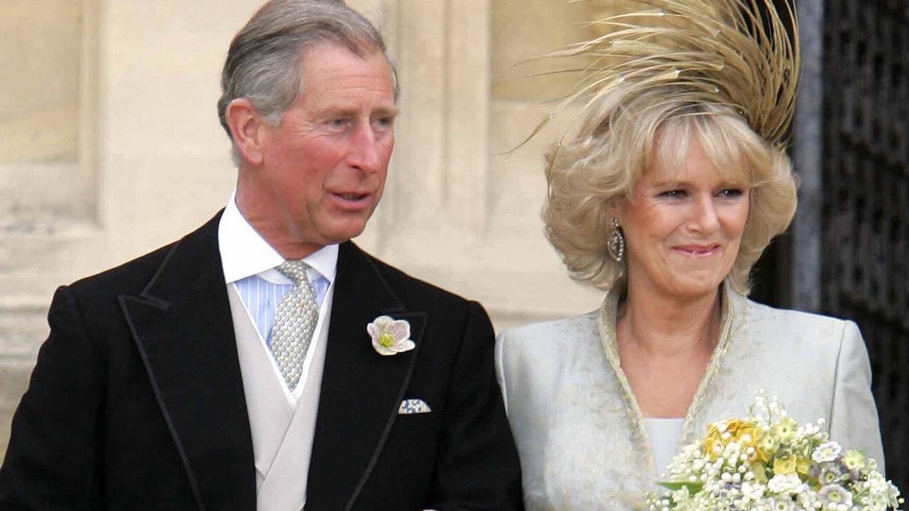 Prince Charles and Camilla after they married in 2005. Picture: AFP