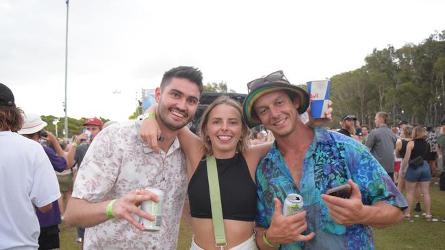 Festival-goers at The Jynx House Amplified music festival in Coolum