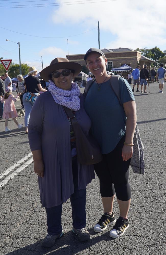 Nathalie and Patricia Larose at the Goomeri Pumpkin Festival 2024