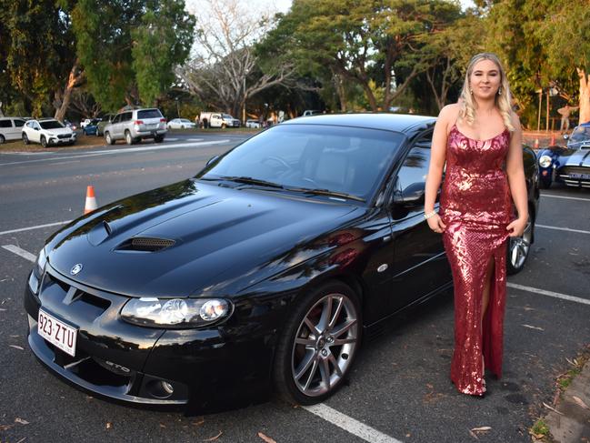 Charlotte Phillips at Mirani State High School formal at Ocean International on September 8, 2023. Photo: Zoe Devenport